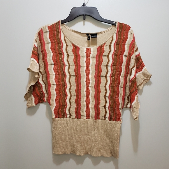 Vintage inspired New Direction Short Sleeve Lightweight Sweater Size Small - Picture 2 of 10